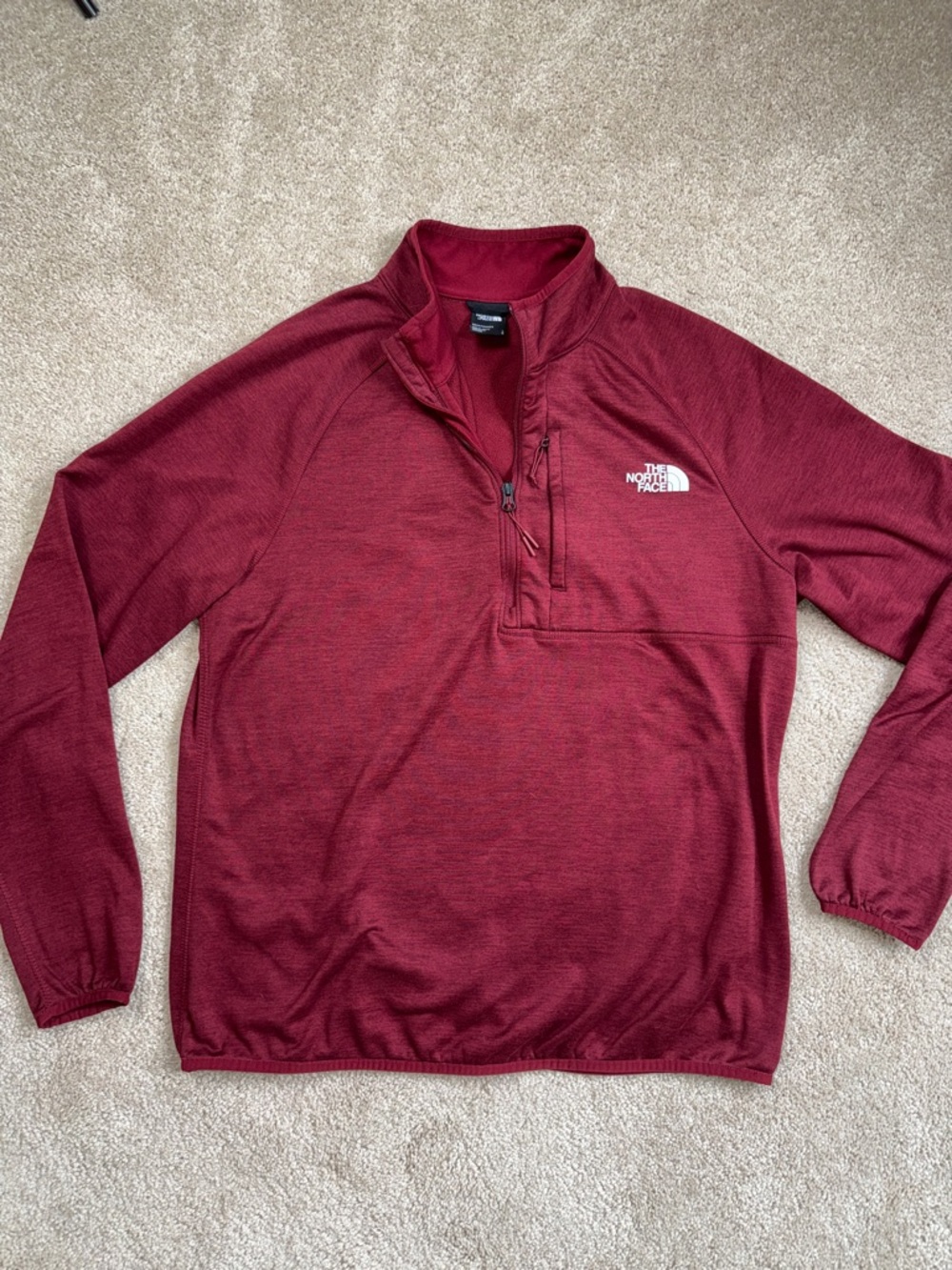 The North Face Men's Half-Zip Pullover - Deep Wine